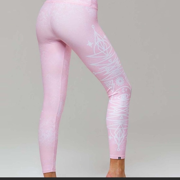 NWT onzie bride tribe pink leggings - Picture 2 of 11